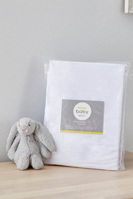 Martex Baby Fitted Sheet Twin Pack - Pram