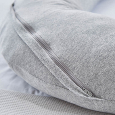 Martex Baby Pregnancy & Nursing Pillow Marl Grey