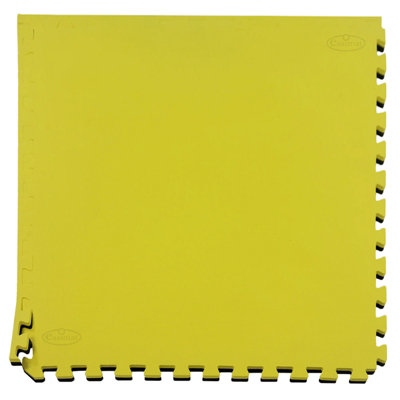 Martial Arts Karate Judo Kick Boxing Gym MMA 40mm in Black/Yellow Floor Mats - 3