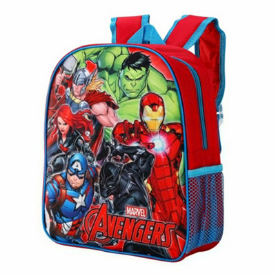 Marvel Avengers Childrens/Kids Character Backpack Red (One Size) | DIY ...