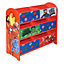 Marvel Avengers Multicoloured Storage Unit with 6 Storage Boxes for Kids, W63.5 X D25 X H60cm