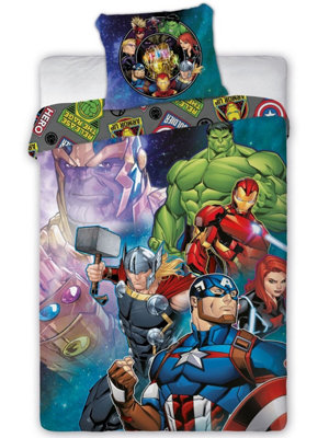 Superhero single sales duvet cover