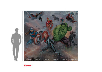 Marvel Avengers Street Revenge Wall Mural, 2.8m x 3m