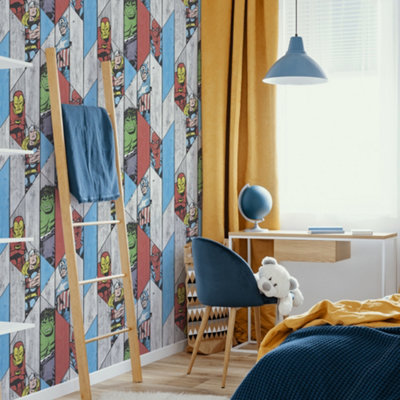marvel wallpaper bedroom
