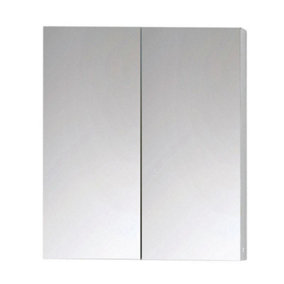 Marvel Bathroom Double Mirrored Wall Cabinet (H)703mm (W)600mm