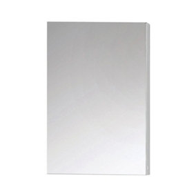 Marvel Bathroom Single Mirrored Wall Cabinet (H)703mm (W)500mm
