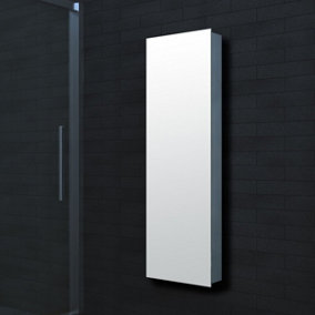 Marvel Bathroom Tall Mirrored Wall Cabinet (H)1400mm (W)420mm