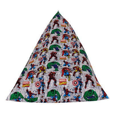 Marvel Bean Bag For Kids Multicolour W109 X D70 X H65cm DIY at B Q