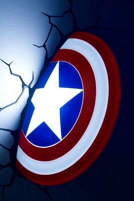Marvel Captain America Shield 3D Deco Light