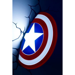 Marvel Captain America Shield 3D Deco Light