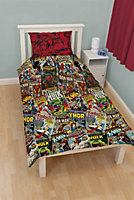 Marvel Comic Covers Childrens Duvet Cover Bedding Set