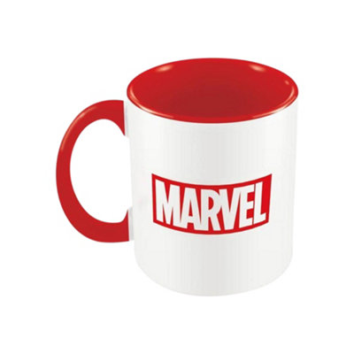 Marvel Inner Two Tone Logo Mug White/Red (One Size)