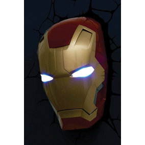 Marvel Iron Man 3 Face 3D Deco Light