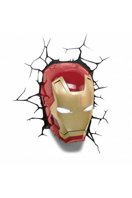 Marvel Iron Man 3 Face 3D Deco Light