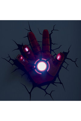 iron man endgame helmet toy Marvel Iron Man Hand Wall 3D Deco Light