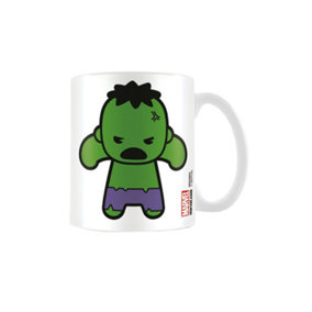 Marvel Kawaii Hulk Mug White/Green (One Size)