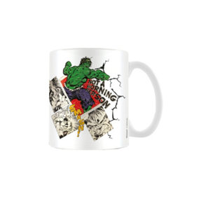 Marvel Not A Morning Person Mug White/Green/Red (One Size)
