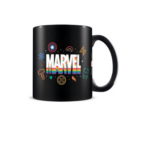 Marvel Pride Logo Mug Black/White (One Size)