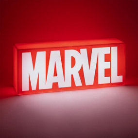 Marvel Red Box Logo Desk Night Light
