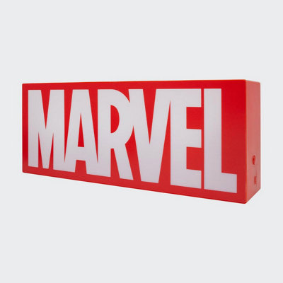 Marvel Red Box Logo Desk Night Light