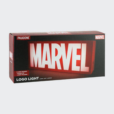 Marvel Red Box Logo Desk Night Light - 4