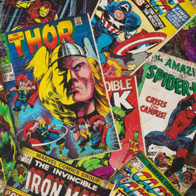 Marvel Retro Cover Story Wallpaper