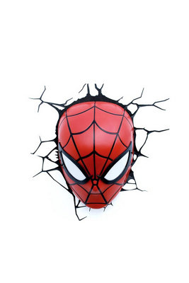 Marvel Spiderman Face 3D Deco Light DIY at B Q