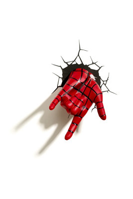 Marvel Spiderman Hand Wall 3D Deco Light - 3