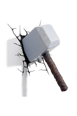 Marvel Thor Hammer 3D Deco Light