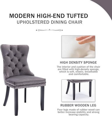 Marvin Set of 5 Oak Wood Veneer Dining Table 160cm and 4 Grey Luxury Velvet Dining Chairs Dining Room Furniture Sets