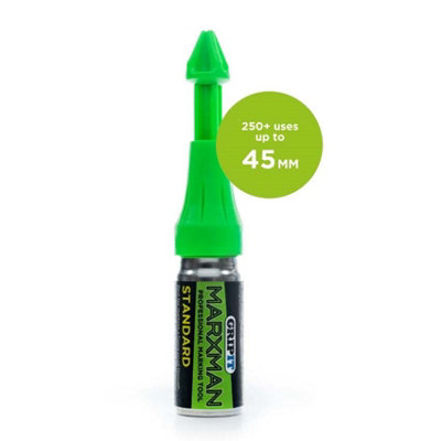 MarXman Green Standard x1 Chalk Black Deep x1 Marking Pen Hole Marking ...