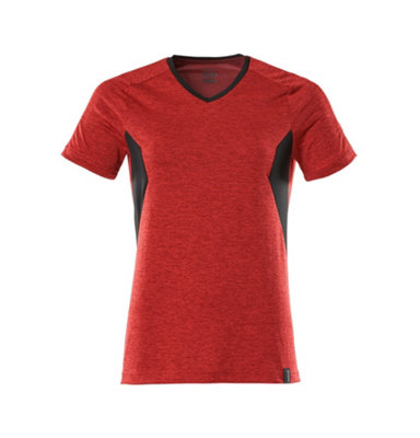 Mascot Accelerate Ladies COOLMAX PRO T-shirt (Traffic Red/Black)  (X Small)