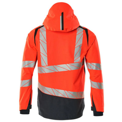 Mascot Accelerate Safe Lightweight Lined Outer Shell Jacket (Hi-Vis Red ...