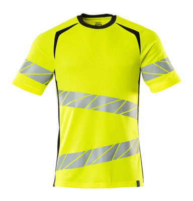 Mascot Accelerate Safe Modern Fit T-shirt (Hi-Vis Yellow/Black)  (Large)