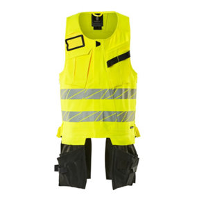 Mascot Accelerate Safe Ultimate Stretch Tool Vest (Hi-Vis Yellow/Black)  (Large)