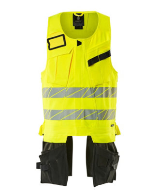 Mascot Accelerate Safe Ultimate Stretch Tool Vest (Hi-Vis Yellow/Black)  (XX Large)