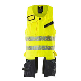 Mascot Accelerate Safe Ultimate Stretch Tool Vest (Hi-Vis Yellow/Dark Navy)  (Large)