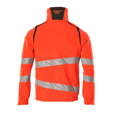 Mascot Accelerate Safe Ultimate Stretch Work Jacket (Hi-Vis Red/Dark ...