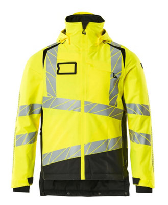 Mascot Accelerate Safe Winter Jacket with CLIMascot (Hi-Vis Yellow/Black)  (Large)