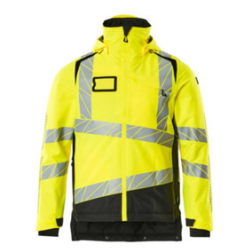 Mascot Accelerate Safe Winter Jacket with CLIMascot (Hi-Vis Yellow/Black)  (Medium)