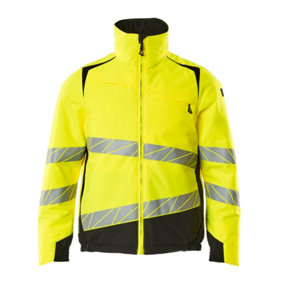 Mascot Accelerate Safe Winter Jacket with CLIMascot (Hi-Vis Yellow/Black)  (Small)