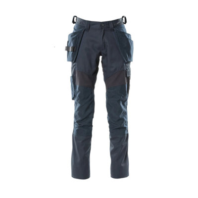 Mascot Accelerate Trousers with Holster Pockets (Dark Navy)  (28) (Leg Length - Regular)