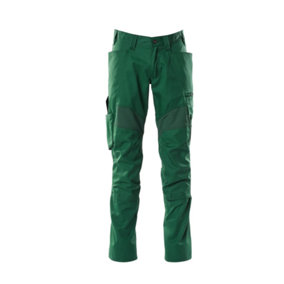 Mascot Accelerate Trousers with Kneepad Pockets - Green   (42.5) (Leg Length - Regular)