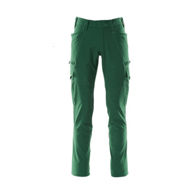 Mascot Accelerate Ultimate Stretch Trousers with Thigh Pockets - Green   (31.5) (Leg Length - Long)