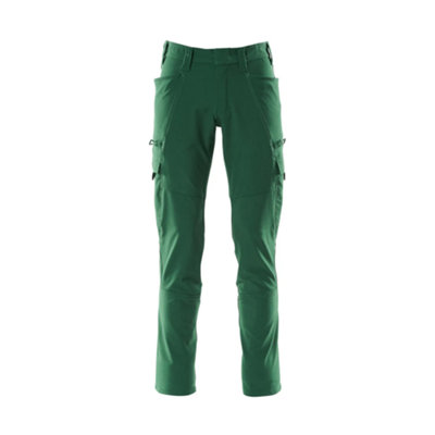 Mascot Accelerate Ultimate Stretch Trousers with Thigh Pockets - Green   (46.5) (Leg Length - Long)