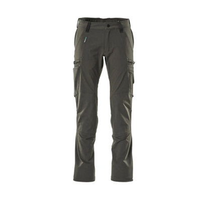 Mascot Advanced Ultimate Stretch Functional Trousers - Dark Anthracite  (28) (Leg Length - Short)