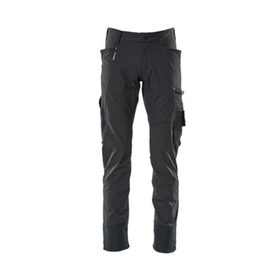 Mascot Advanced Ultimate Stretch Lightweight Trousers - Dark Navy Blue   (28) (Leg Length - Short)