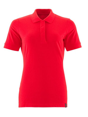 Mascot Crossover Ladies Fit ProWash Polo Shirt (Traffic Red)  (Medium)