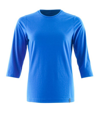 Mascot Crossover Ladies ProWash A3/4 Sleeve T-Shirt (Azure Blue)  (X Small)