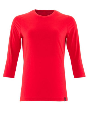 Mascot Crossover Ladies ProWash A3/4 Sleeve T-Shirt (Traffic Red)  (XX Large)